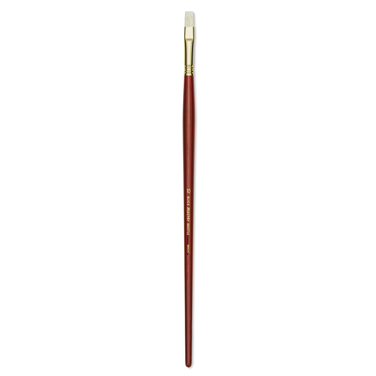 Blick Master Bristle Brush - Bright, Long Handle, Size 10