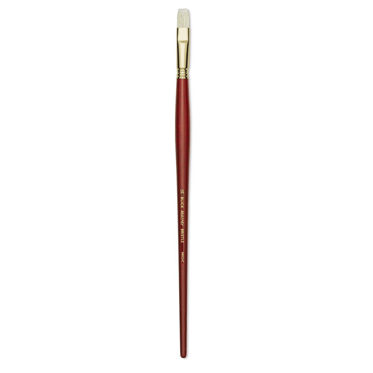 Blick Master Bristle Brush - Bright, Long Handle, Size 14