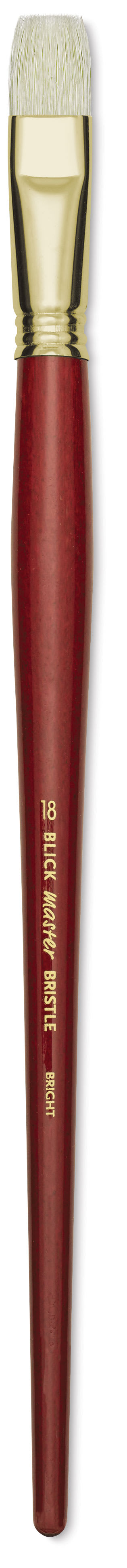 Blick Master Bristle Brush - Bright, Long Handle, Size 18
