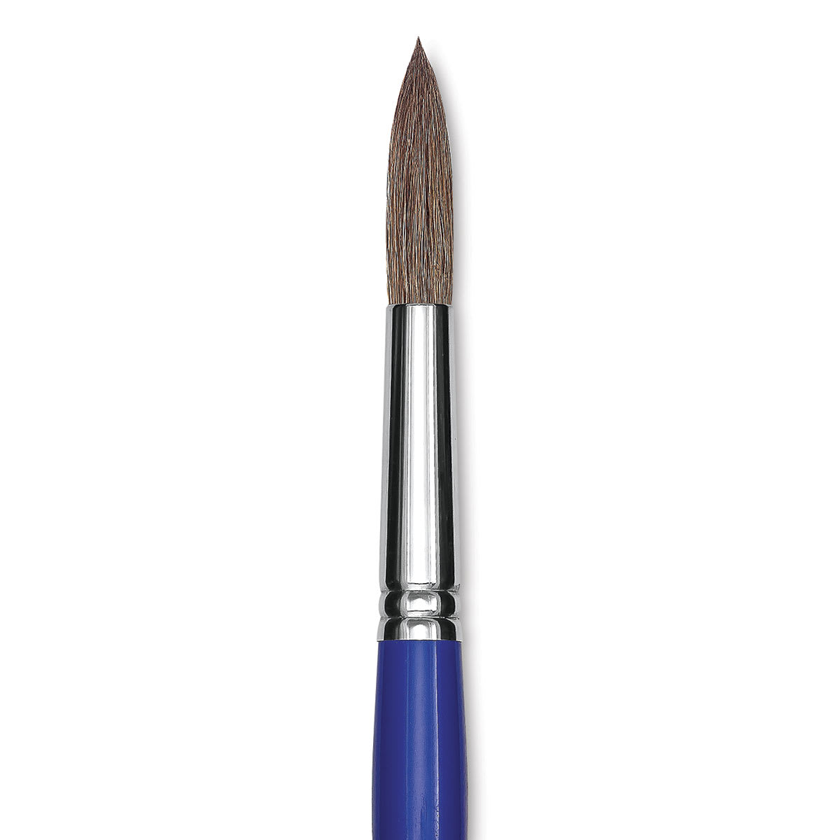Blick Scholastic Ox Hair Brush - Round, Long Handle, Size 16 close up