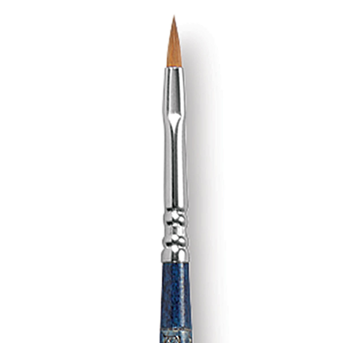 Escoda Optimo Kolinsky Sable Brush - Filbert, Long Handle, Size 2 close up