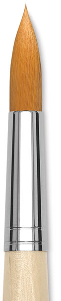 Da Vinci Junior Synthetic Brush - Jumbo Round, Short Handle, Size 24 close-up