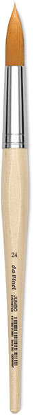 Da Vinci Junior Synthetic Brush - Jumbo Round, Short Handle, Size 24