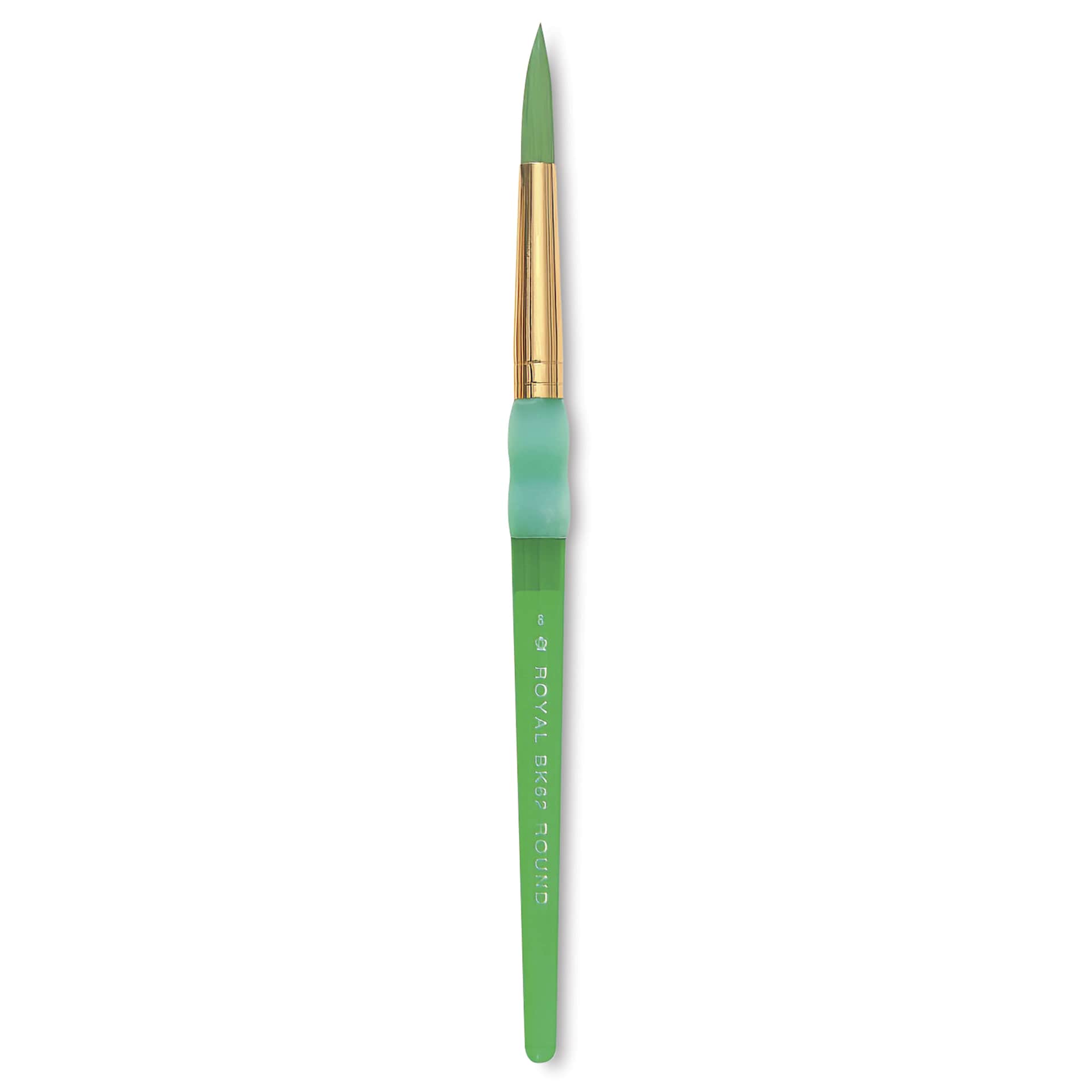 Royal & Langnickel Big Kids' Choice Lil' Grippers Brush - Series BK62 Round, Size 8, Short Handle