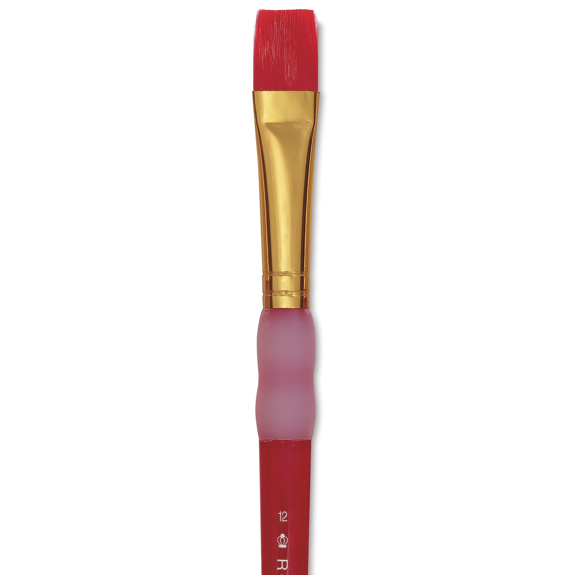 Royal & Langnickel Big Kids' Choice Lil' Grippers Brush - Series BK63 Shader, Size 12, Short Handle
