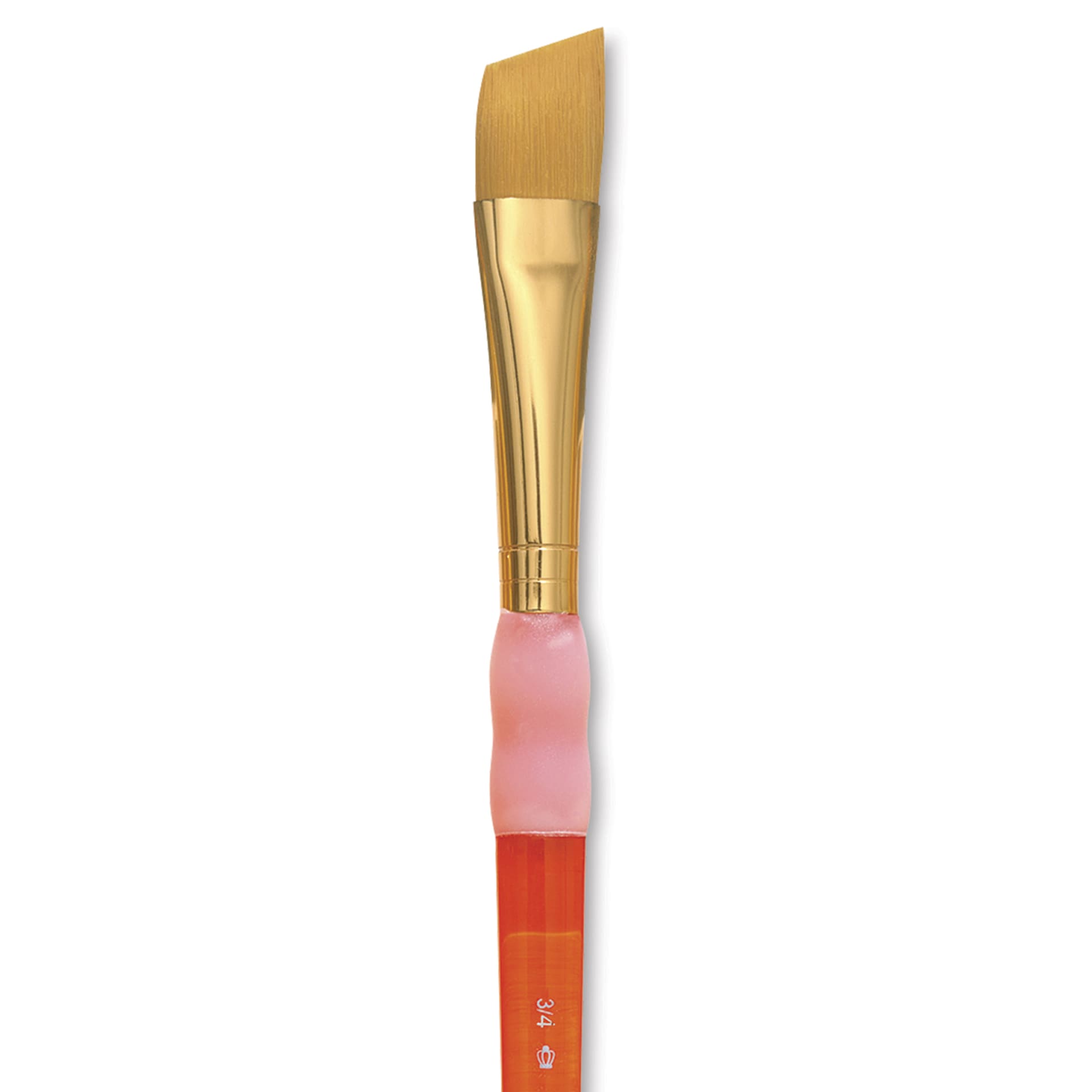 Royal & Langnickel Big Kids' Choice Lil' Grippers Brush - Series BK65 Angular, Size 3/4", close-up