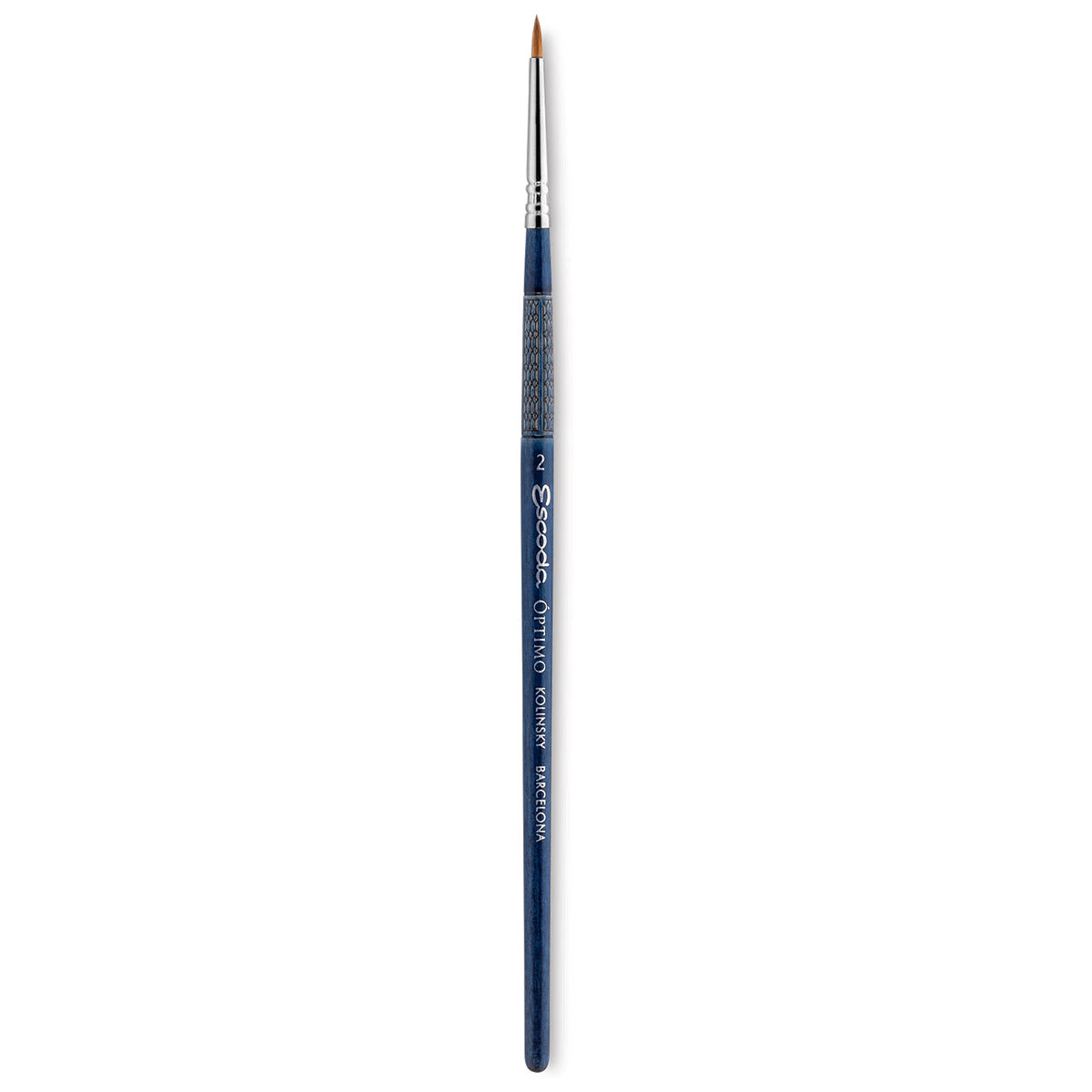 Escoda Optimo Kolinsky Sable Brush - Detailer Round, Short Handle, Size 2