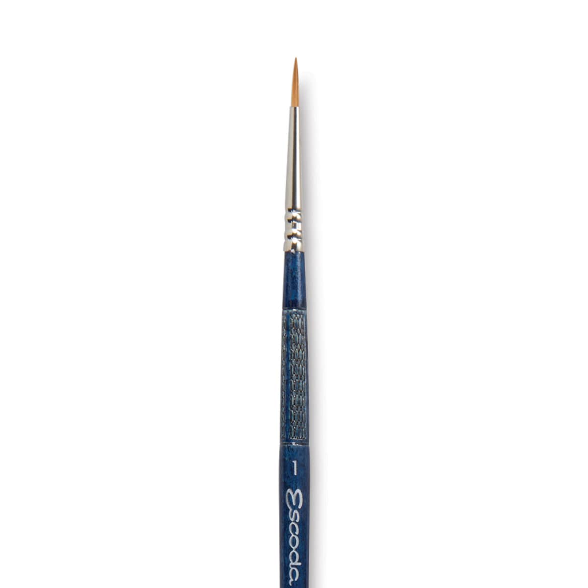Escoda Optimo Kolinsky Sable Brush - Pointed Round, Short Handle, Size 1