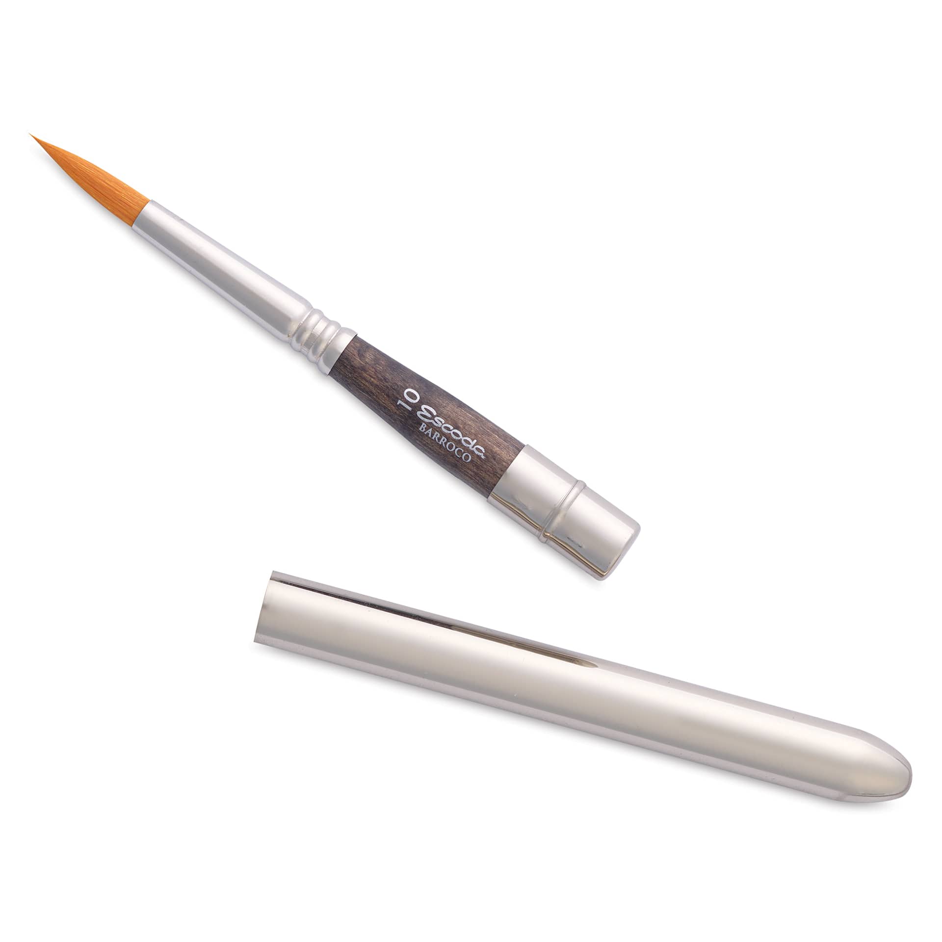 Escoda Barroco Toray Gold Synthetic Travel Brush - Round, Size 10, handle separated from the brush