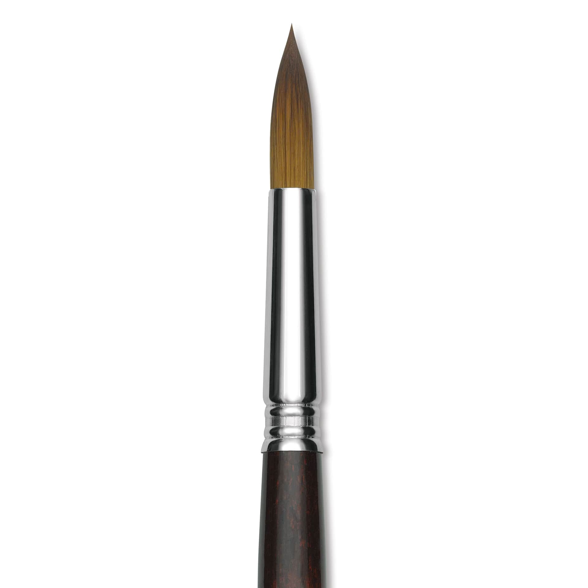 Escoda Prado Tame Synthetic Brush - Round, Short Handle, Size 12, close-up