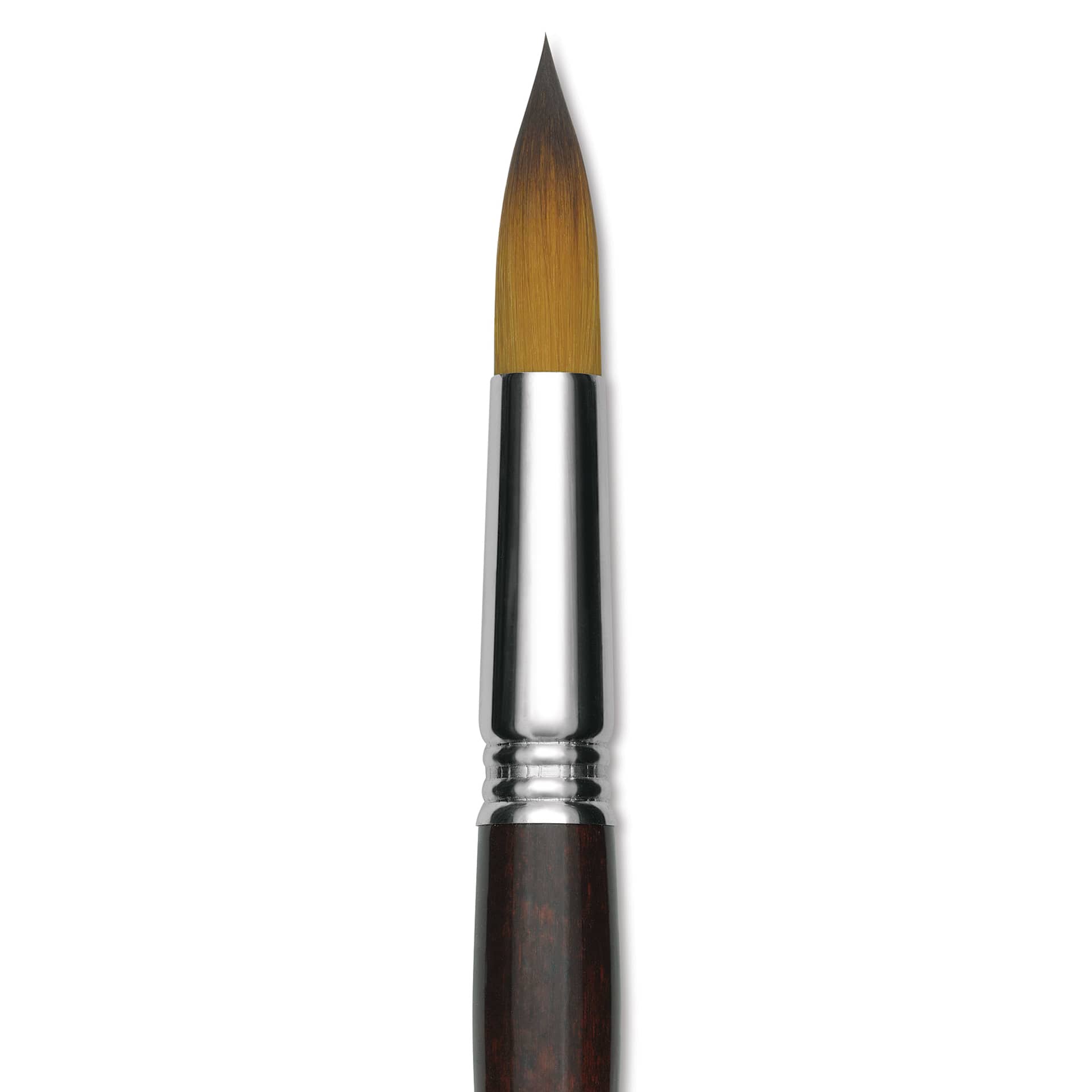 Escoda Prado Tame Synthetic Brush - Round, Short Handle, Size 18, close-up