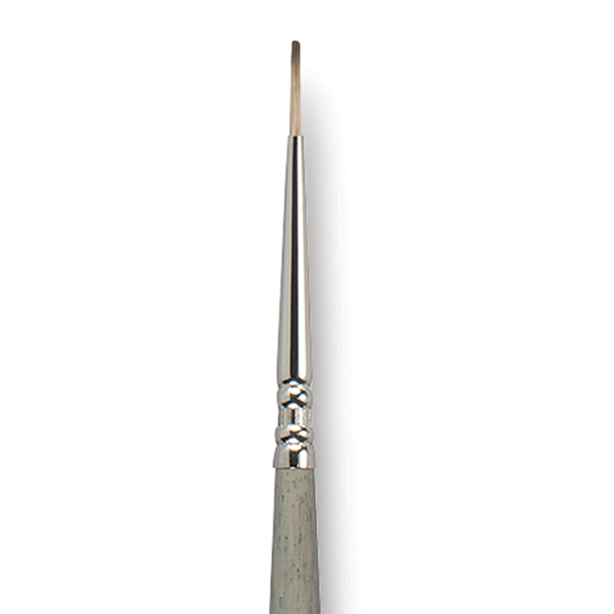 Escoda Tadami Synthetic Mongoose Brush - Round, Short Handle, Size 0 close up