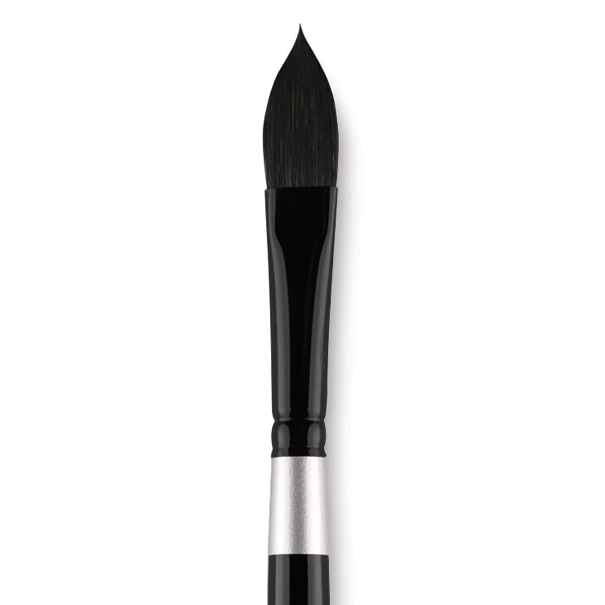 Silver Brush Black Velvet Brush - Oval Wash, Size 1/2" close up