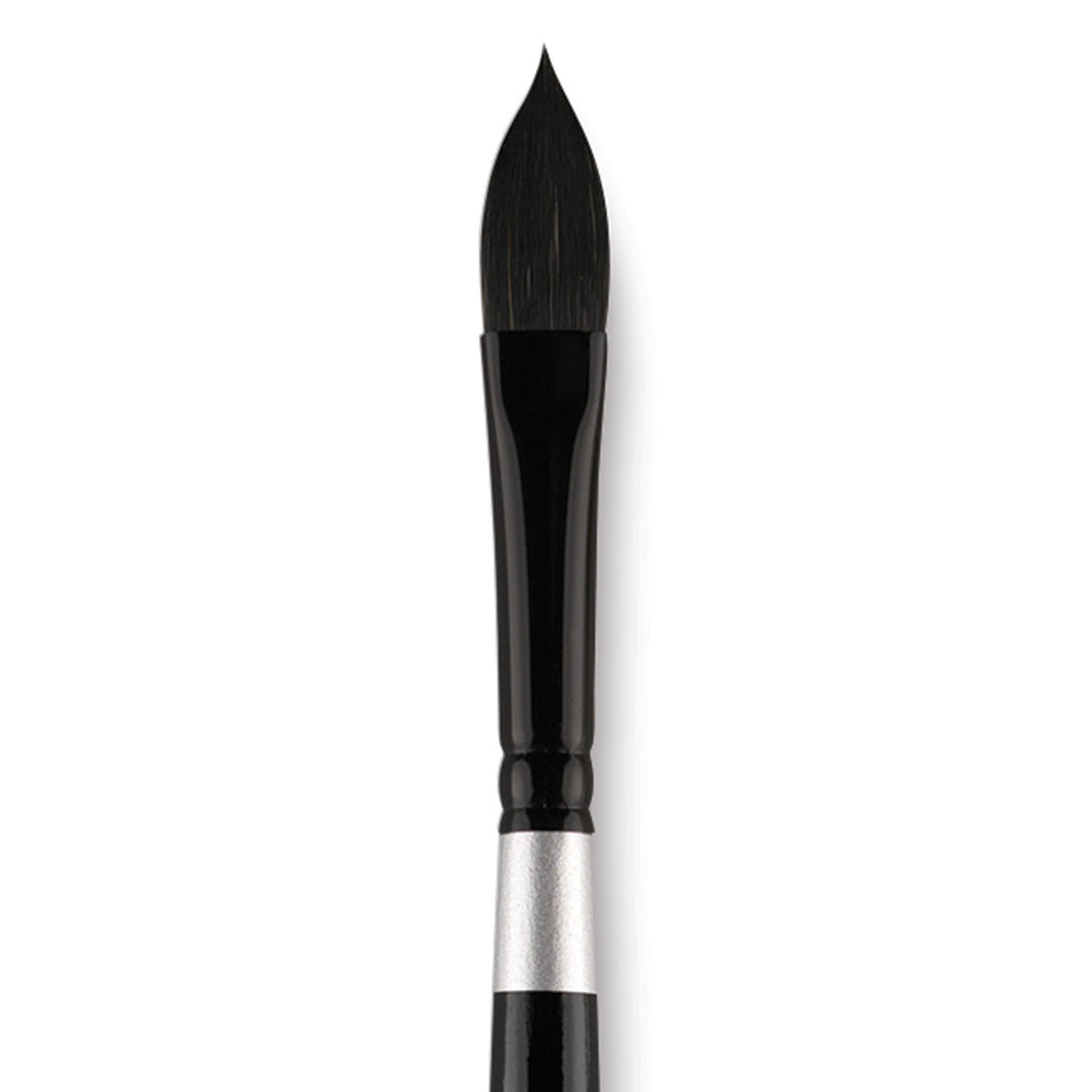 Silver Brush Black Velvet Brush - Oval Wash, Size 3/8" close up