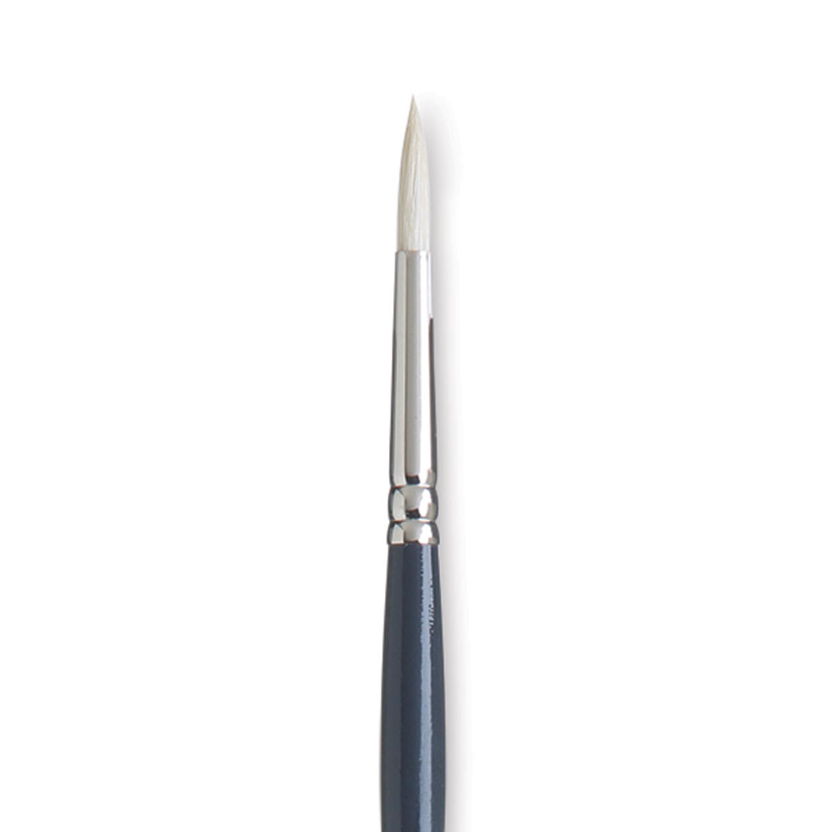 Princeton Snap! Natural Bristle Brush - Round, Long Handle, Size 4 close up