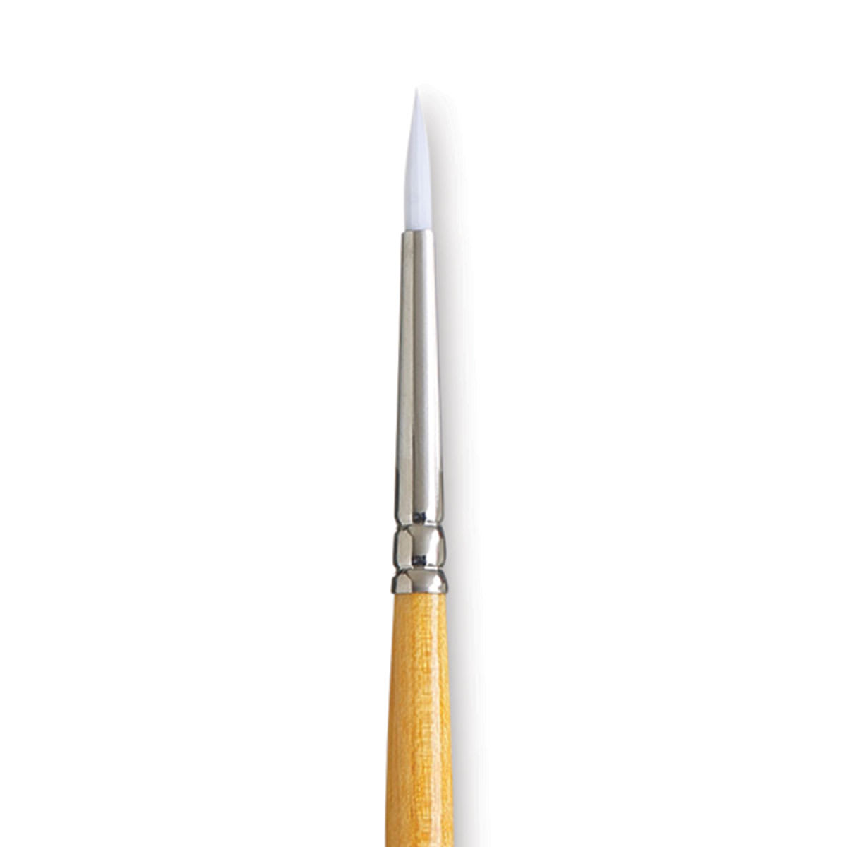 Princeton Snap! White Taklon Brush - Round, Short Handle, Size 2