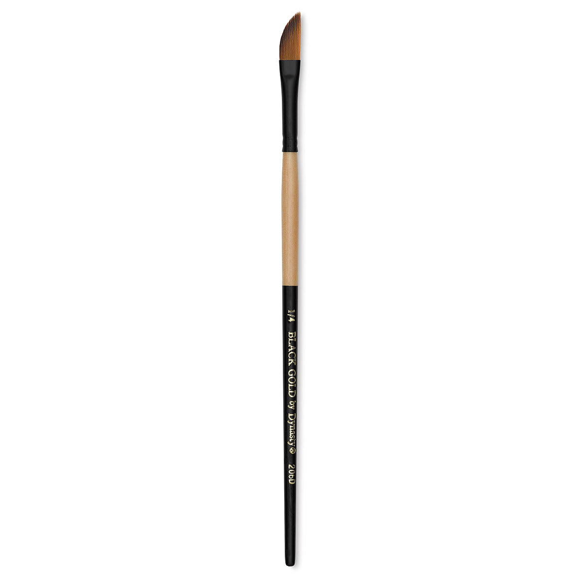 Dynasty Black Gold Brush - Dagger, Short Handle, Size 1/4"