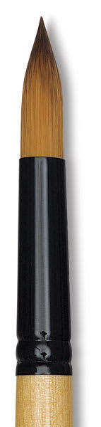 Dynasty Black Gold Brush - Jumbo Round, Short Handle