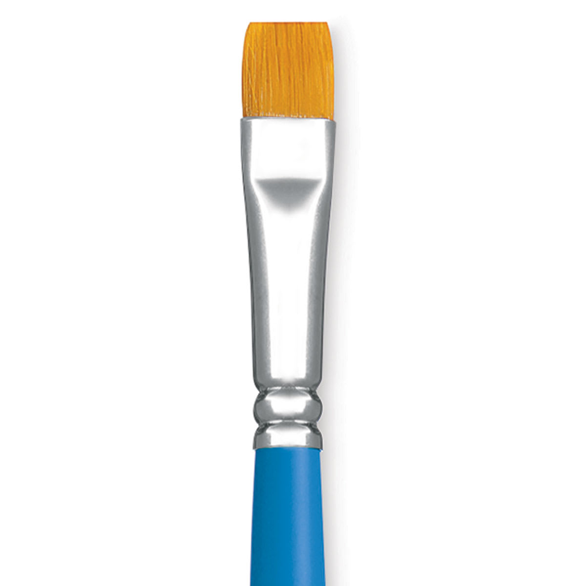 Princeton Select Synthetic Brush - Chisel Blender, Short Handle, Size 12 close up