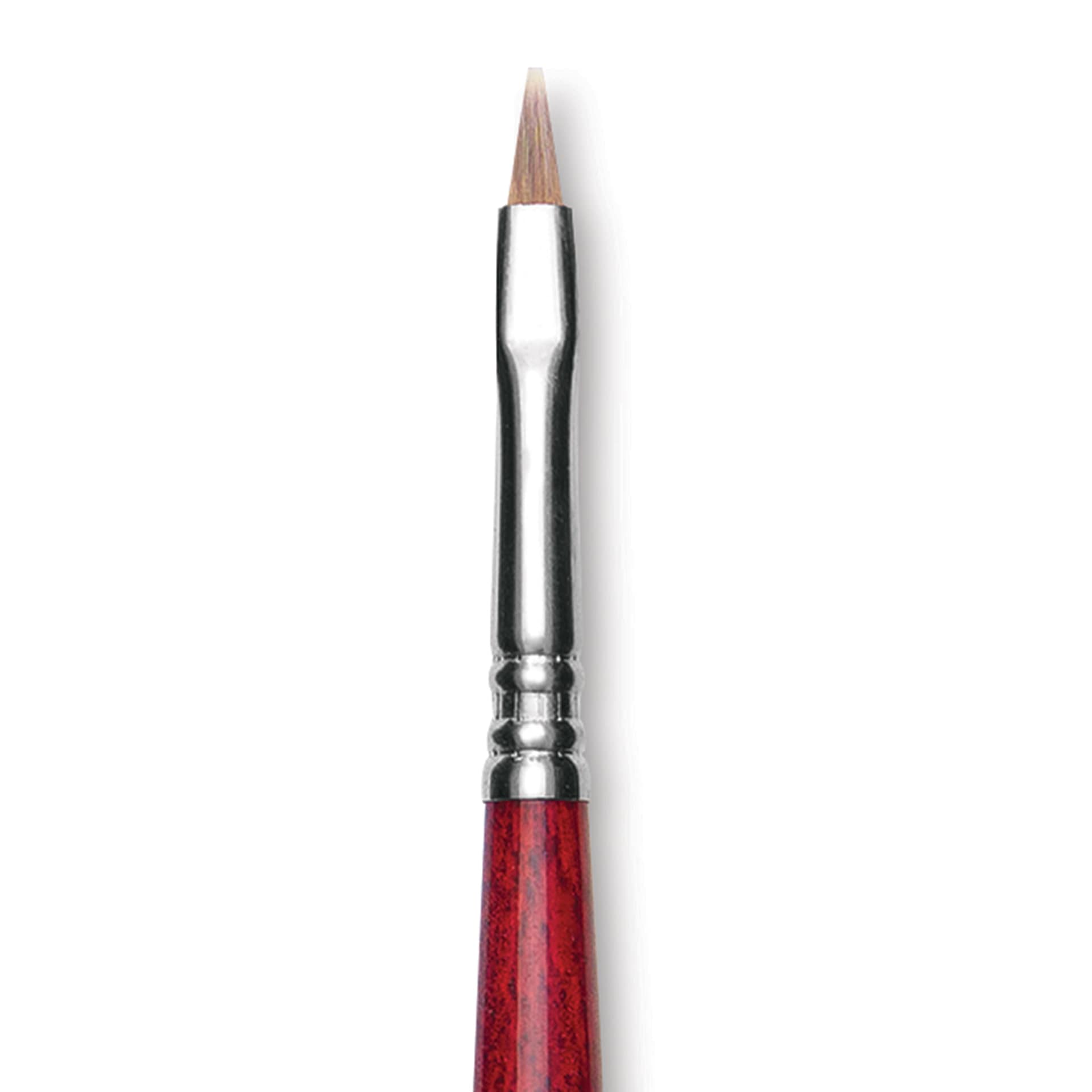 Escoda Opera Takatsu Synthetic Brush - Bright, Long Handle, Size 4 close up
