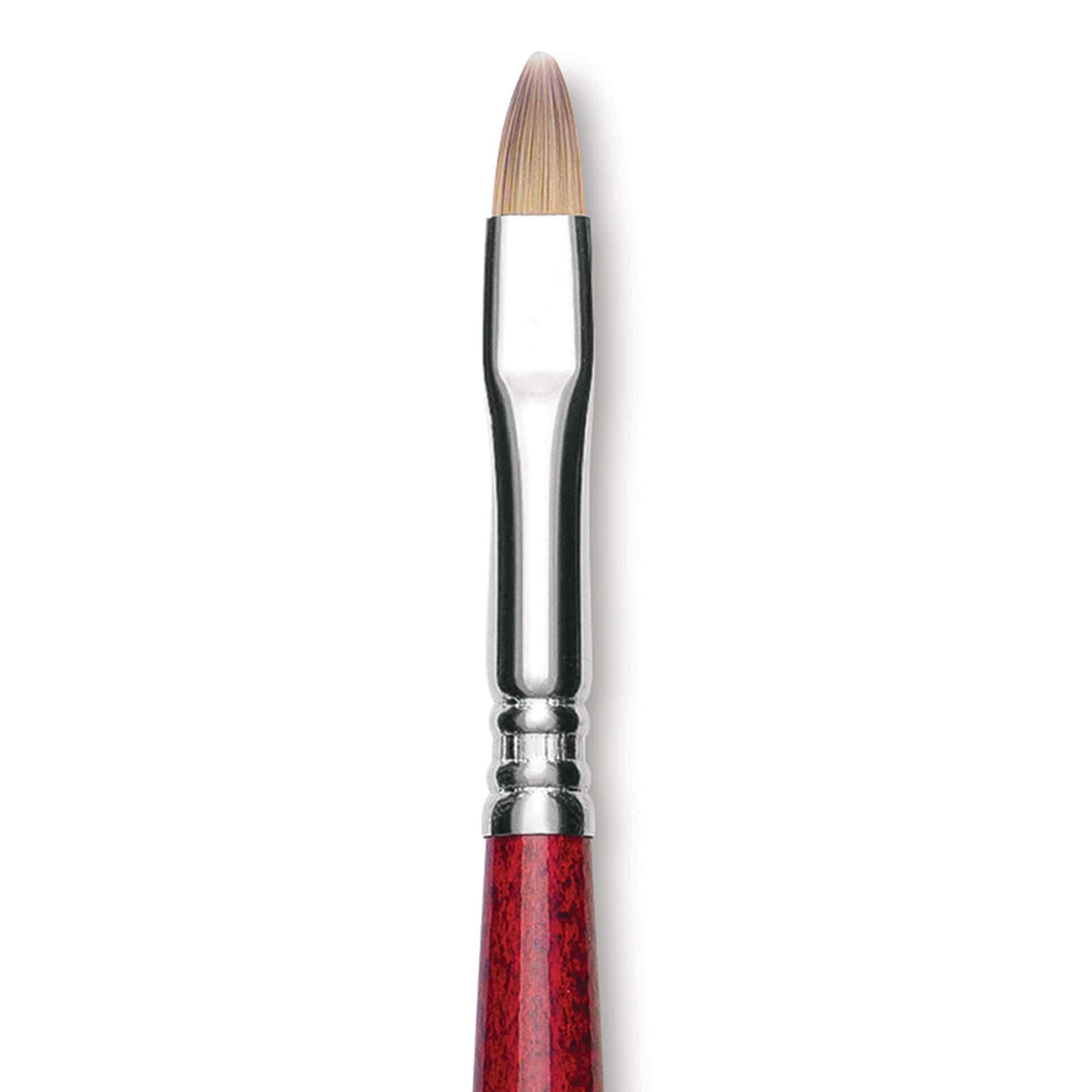 Escoda Opera Takatsu Synthetic Brush - Bright, Long Handle, Size 8 close up