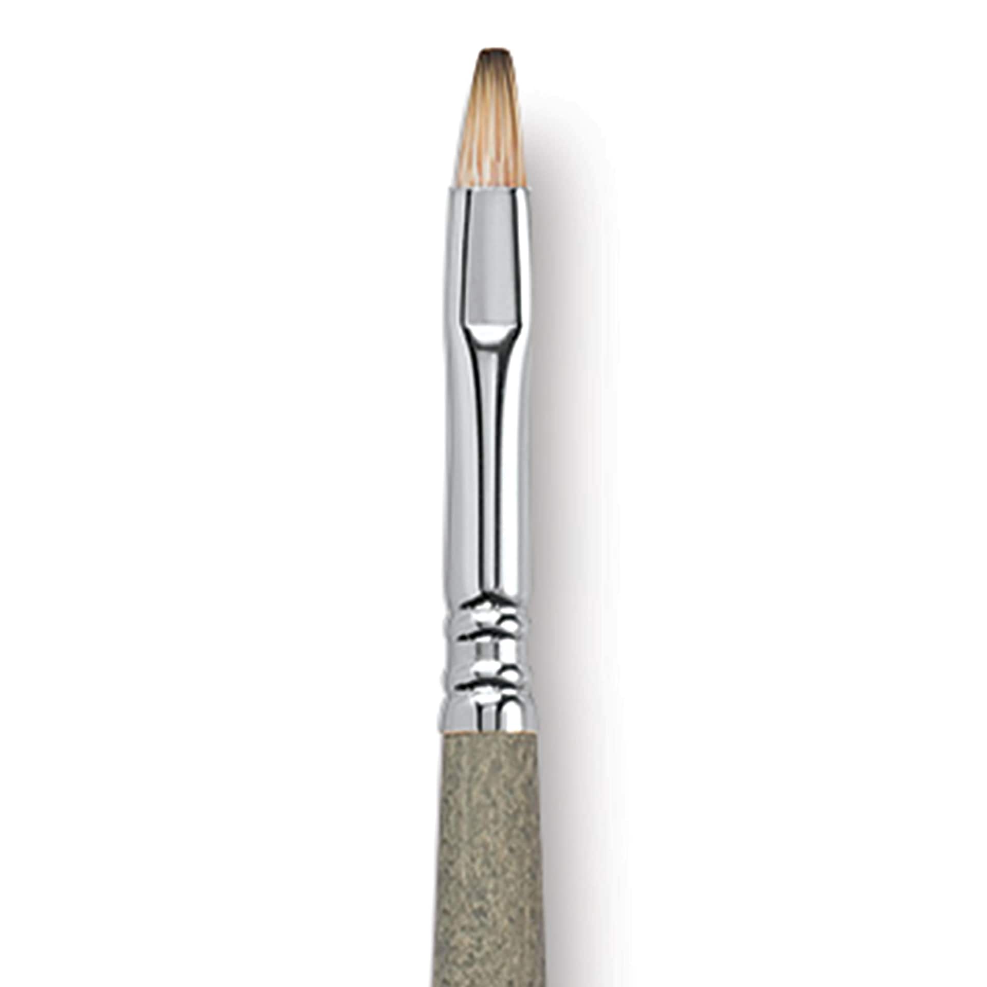 Escoda Modernista Tadami Synthetic Mongoose Brush - Bright, Long Handle, Size 6