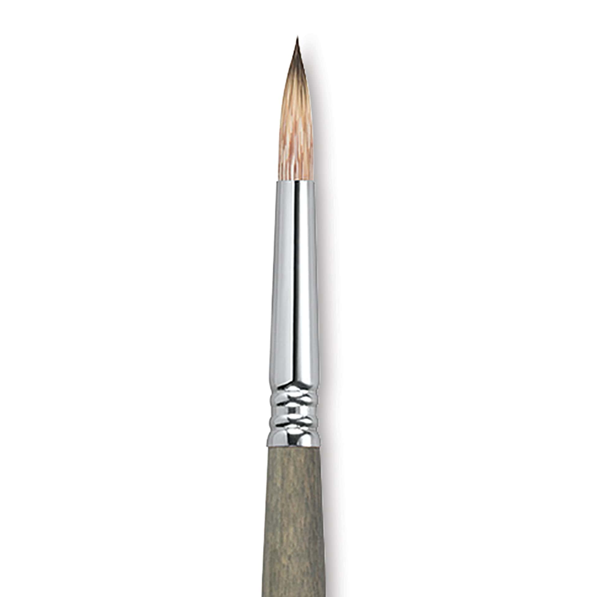 Escoda Modernista Tadami Synthetic Mongoose Brush - Round, Long Handle, Size 10 close up