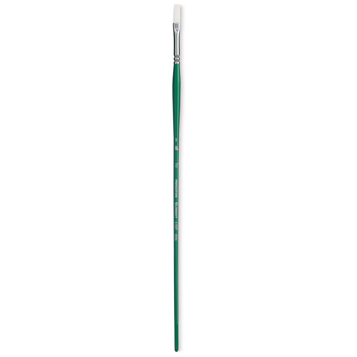 Princeton Synthetic Bristle Brush - Flat, Size 2