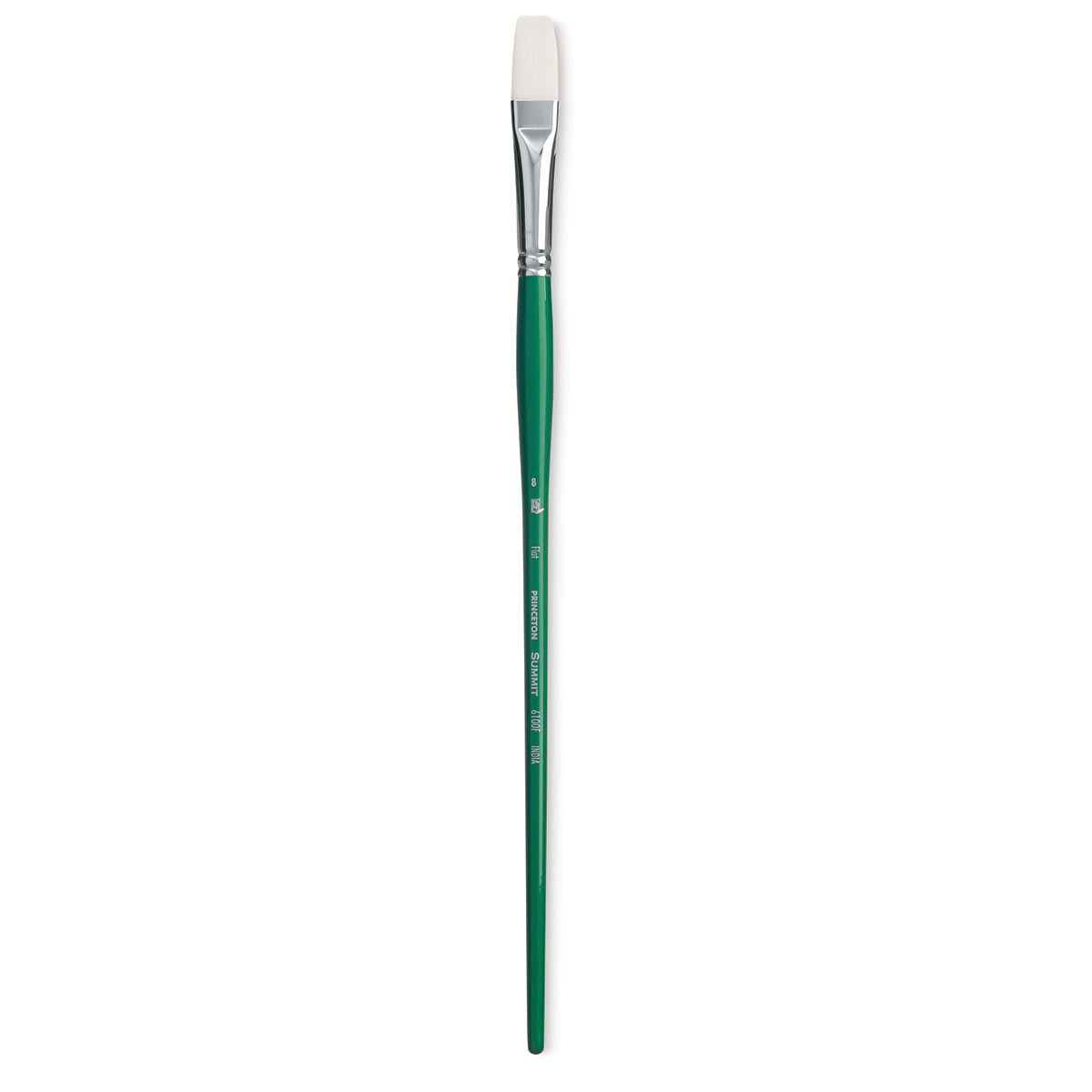 Princeton Synthetic Bristle Brush - Flat, Size 8