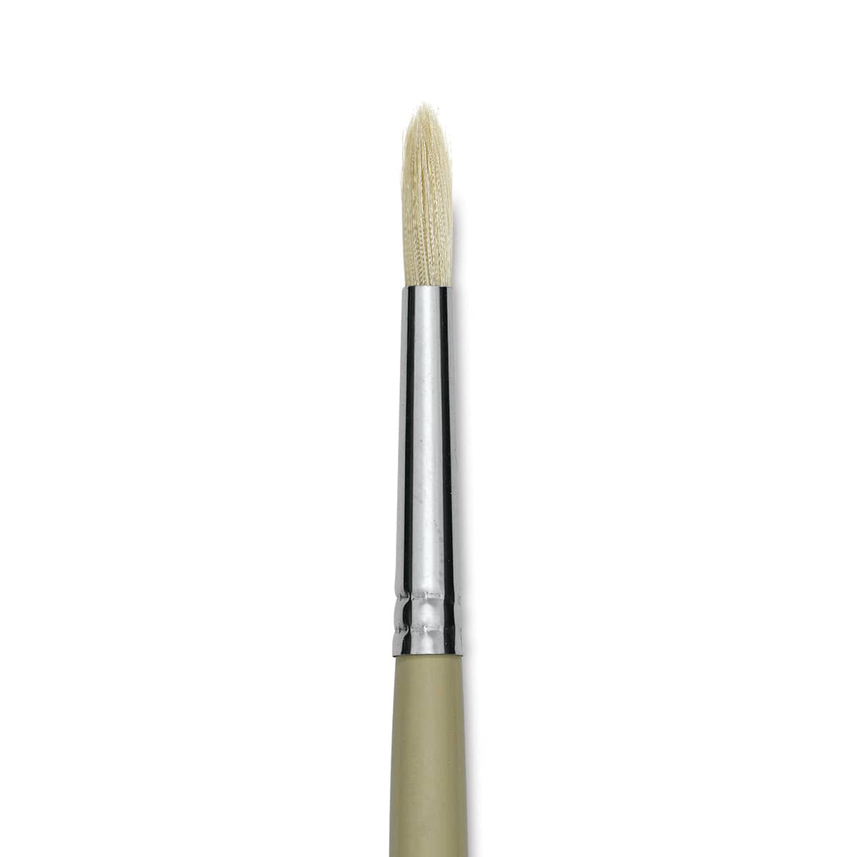 Robert Simmons Signet Brush - Round, Long Handle, Size 4 close up