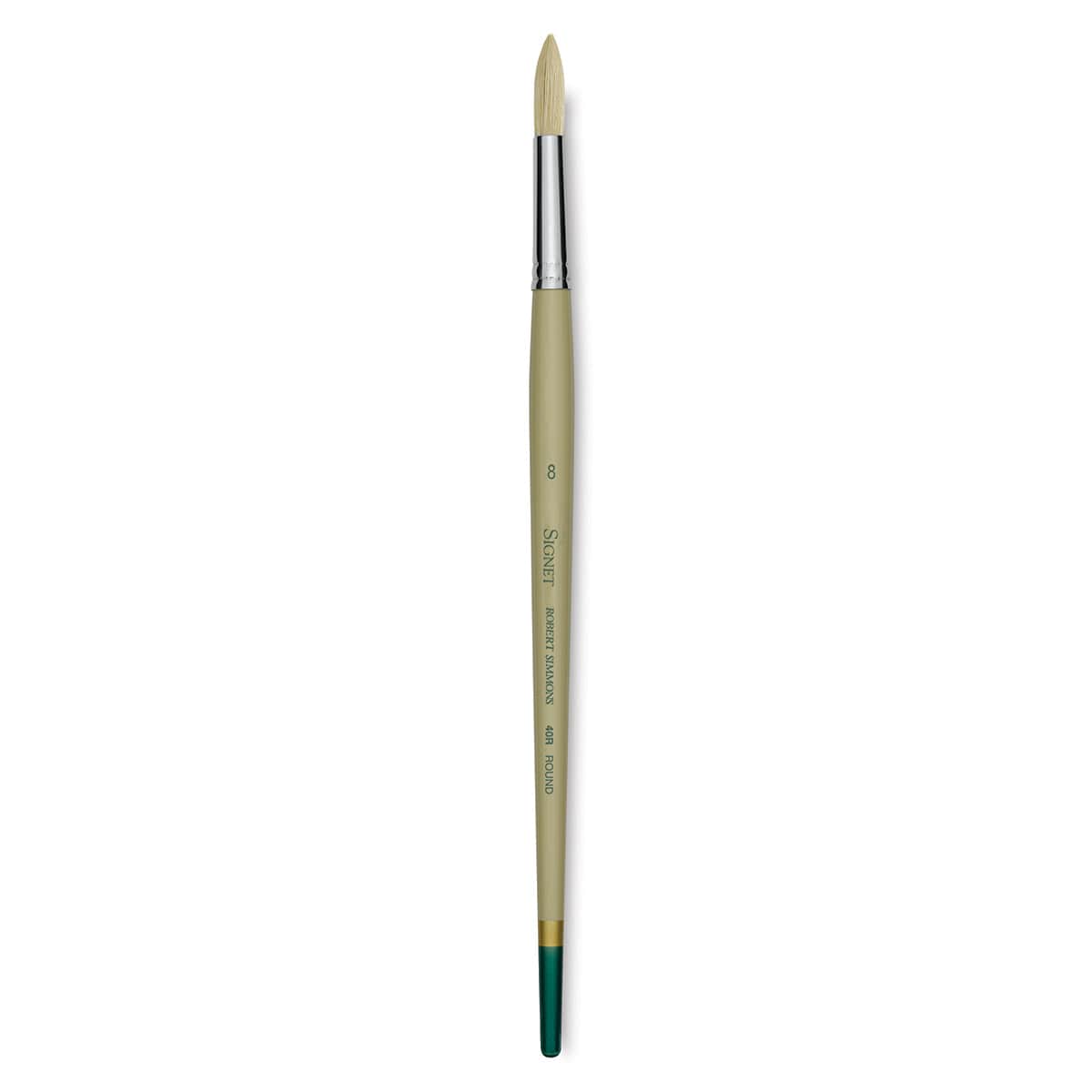Robert Simmons Signet Brush - Round, Long Handle, Size 8
