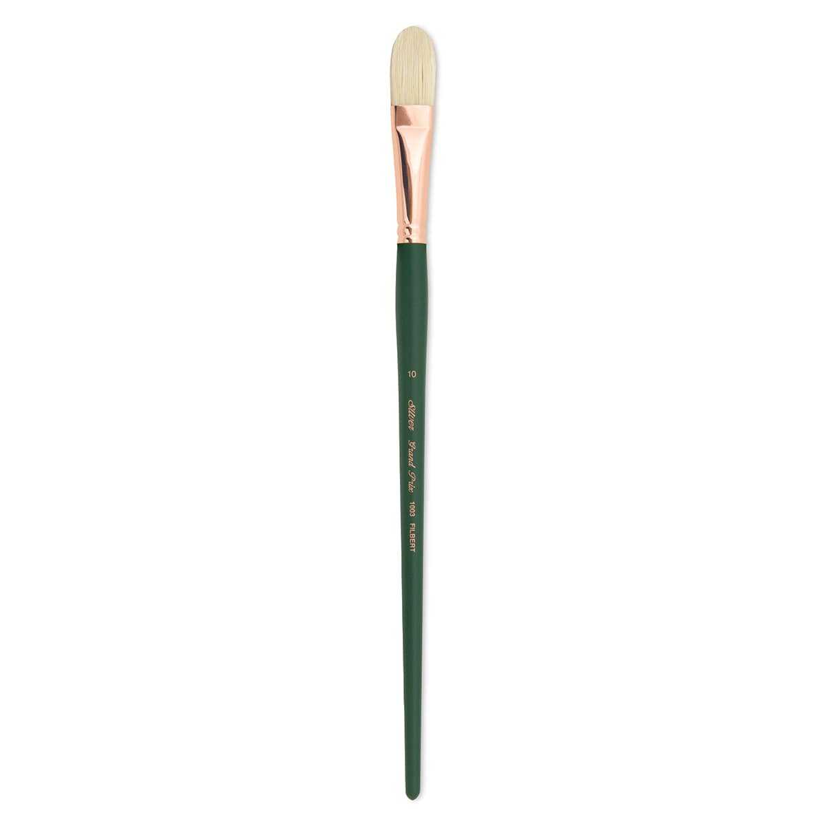 Silver Brush Grand Prix Super Brush - Filbert, Long Handle, Size 10