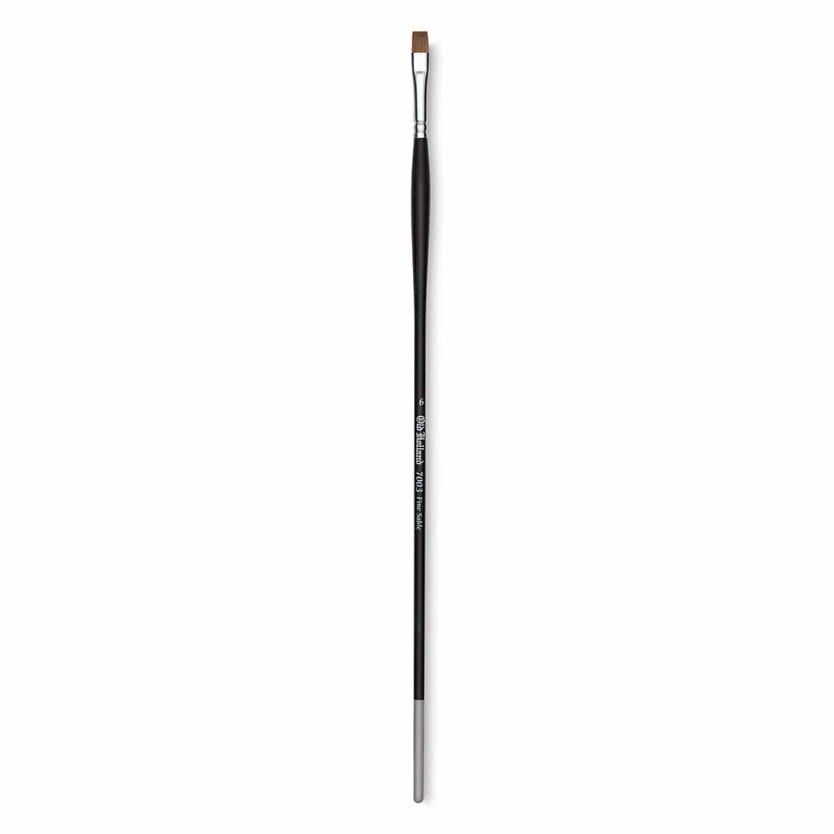 Old Holland Kolinsky Sable Brush - Bright, Long Handle, Size 6