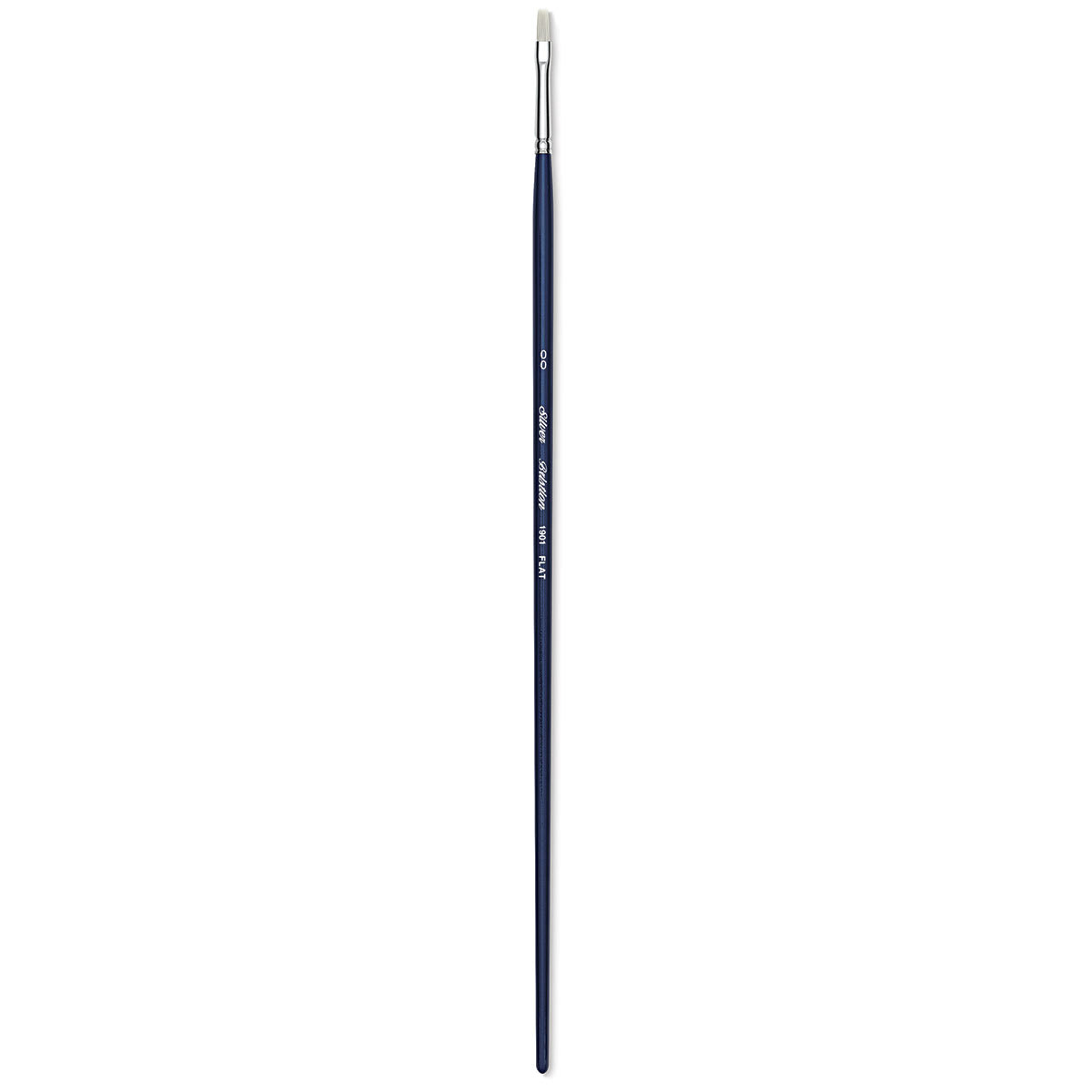 Silver Brush Bristlon Stiff White Synthetic Brush - Flat, Size 1