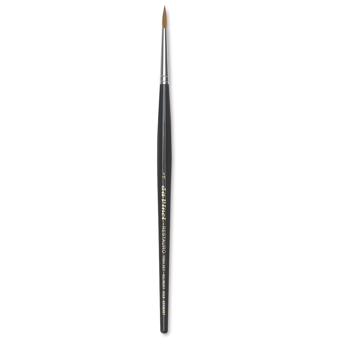 Da Vinci Maestro Kolinsky Brush - Restauro Retouch, Short Handle, Size 4