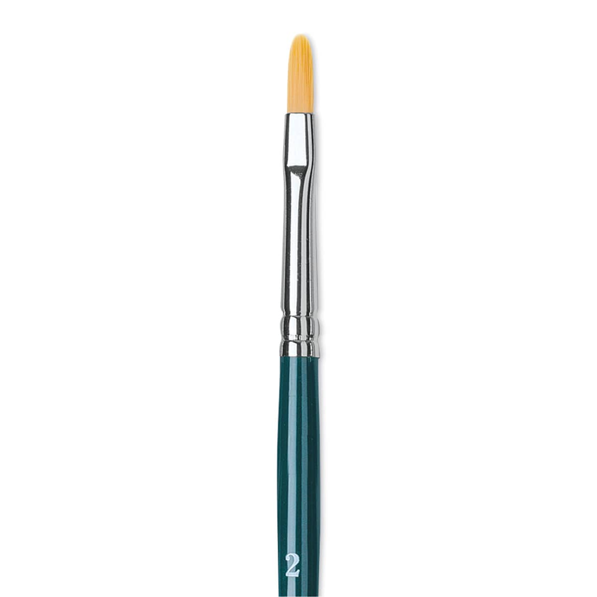 Da Vinci Nova Brush - Filbert, Short Handle, Size 2 close up