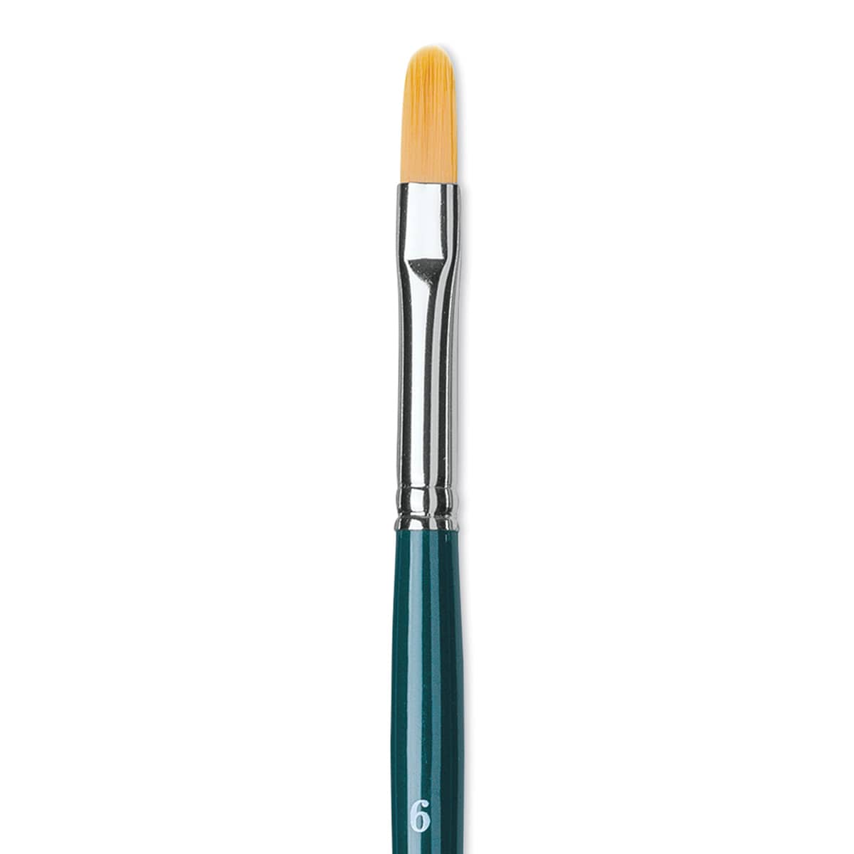 Da Vinci Nova Brush - Filbert, Short Handle, Size 6 close up