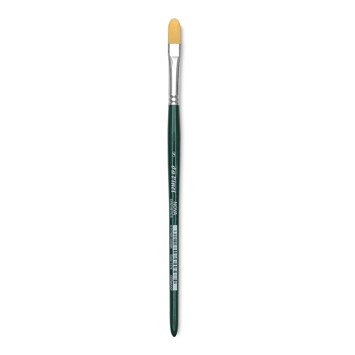 Da Vinci Nova Brush - Filbert, Short Handle, Size 8