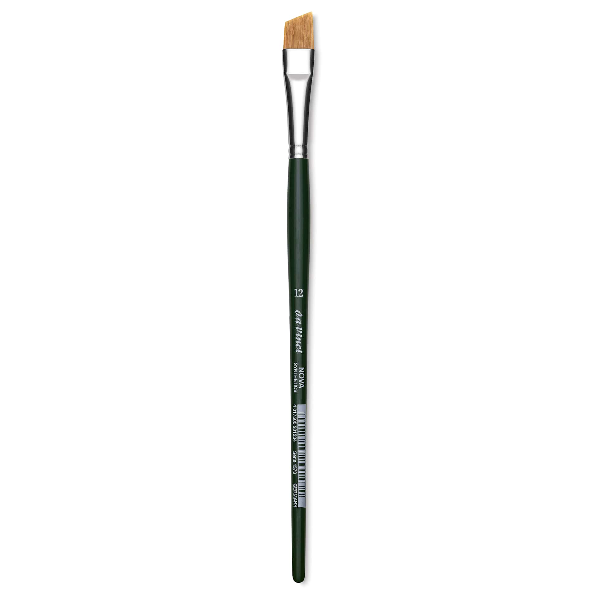 Da Vinci Nova Brush - Slant, Short Handle, Size 12