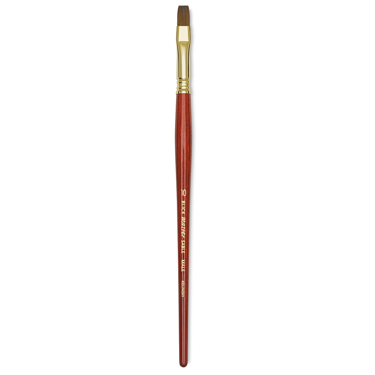 Blick Master Kolinsky Sable Brush - Bright, Short Handle, Size 10
