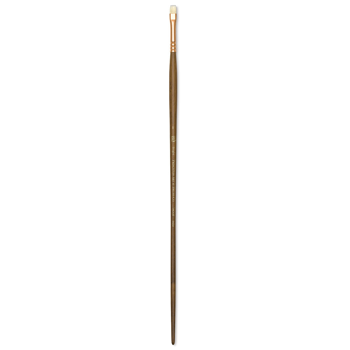 Princeton Best Natural Bristle Brush - Bright, Long Handle, Size 1