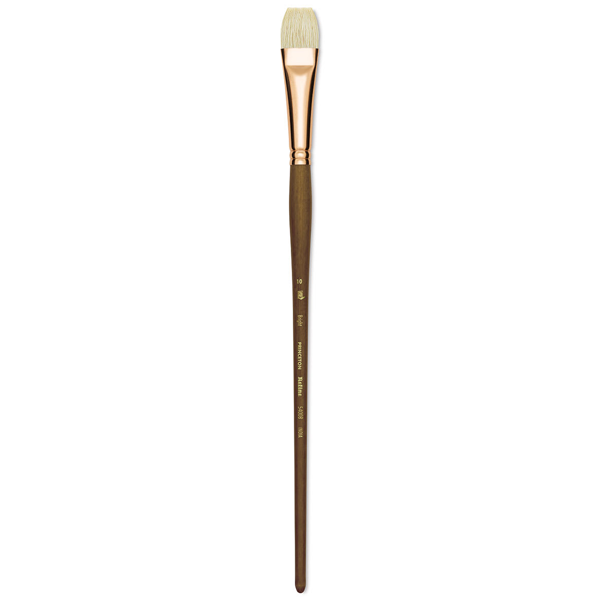 Princeton Best Natural Bristle Brush - Bright, Long Handle, Size 10