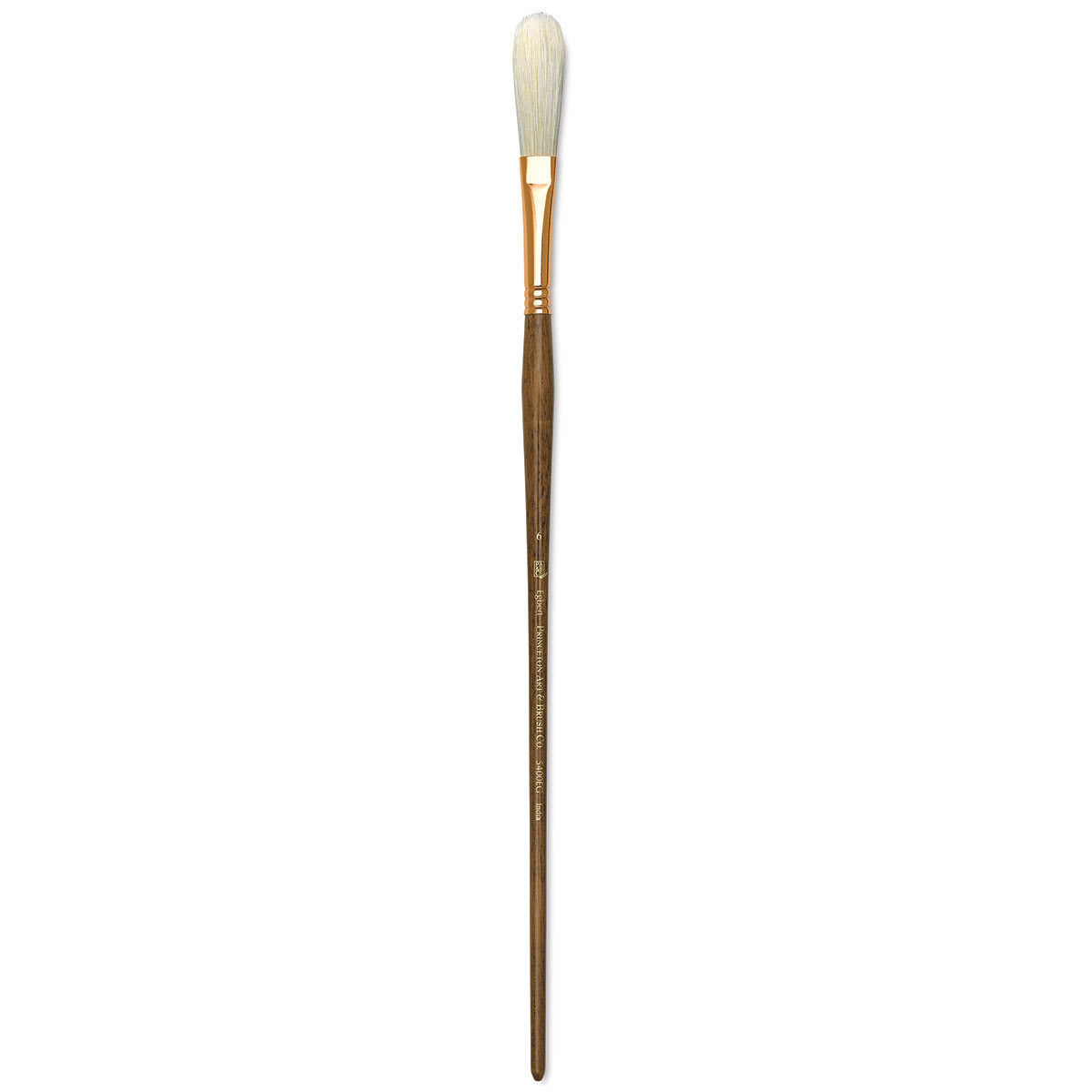 Princeton Best Natural Bristle Brush - Egbert, Long Handle, Size 6