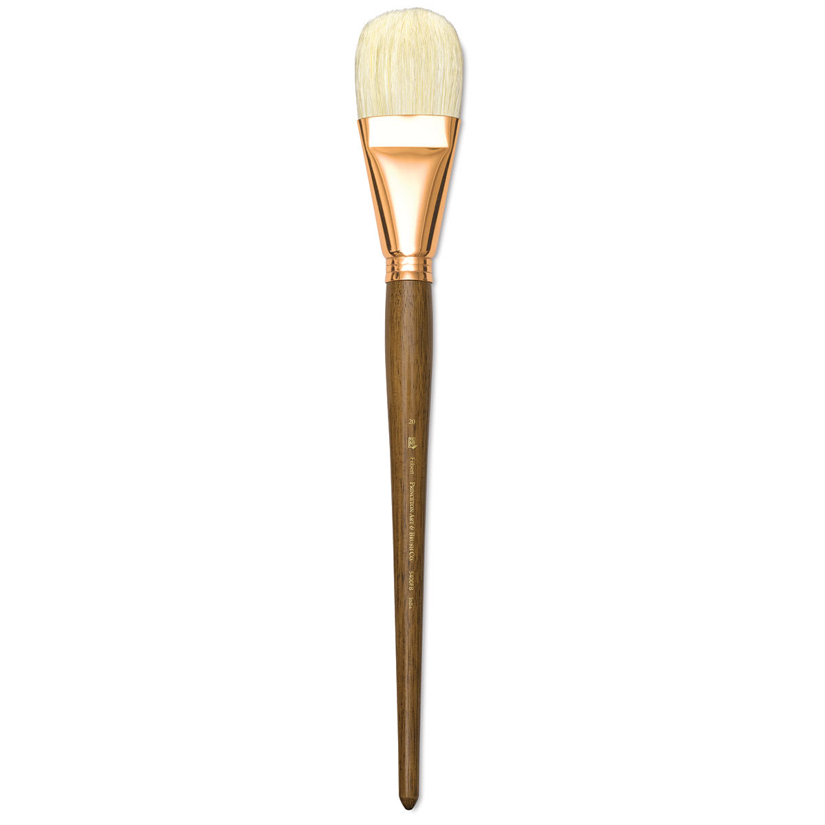 Princeton Best Natural Bristle Brush - Filbert, Long Handle, Size 20