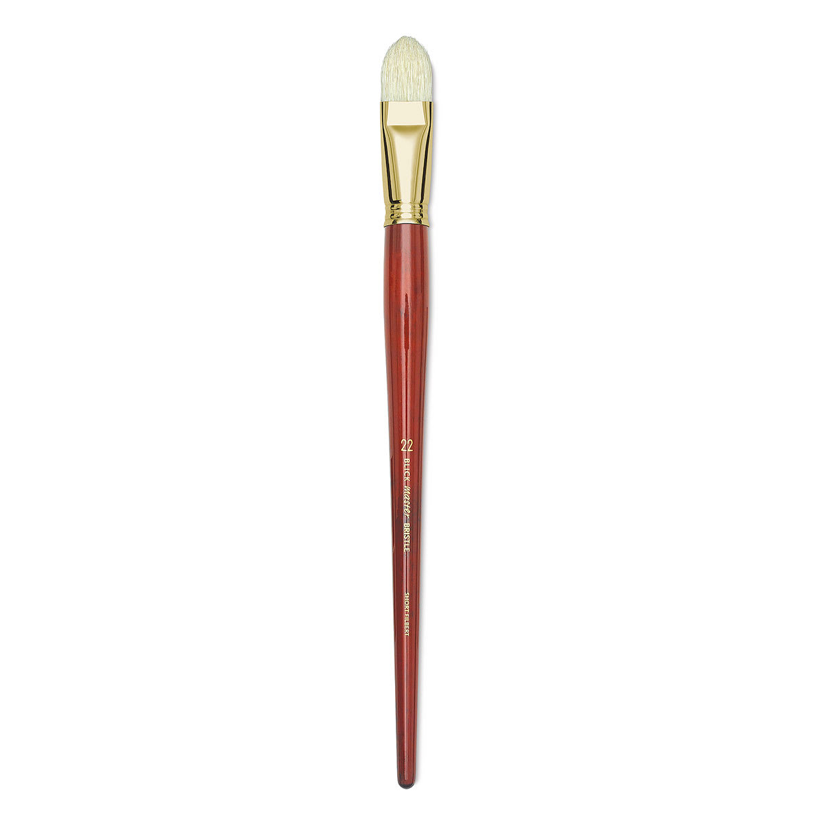 Blick Master Bristle Brush - Short Filbert, Long Handle, Size 22
