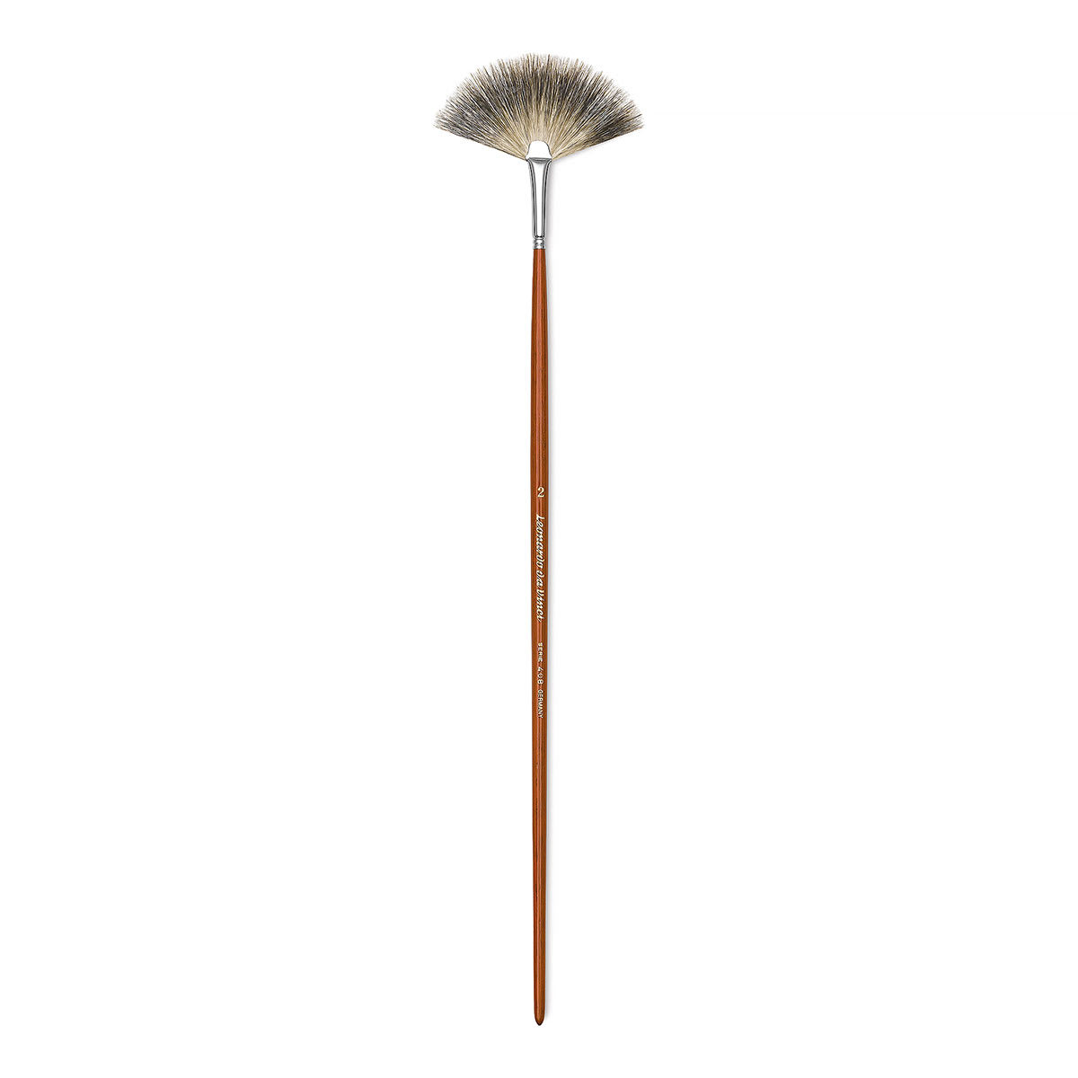 Da Vinci Pure Badger Brush - Fan Blender, Long Handle, Size 2