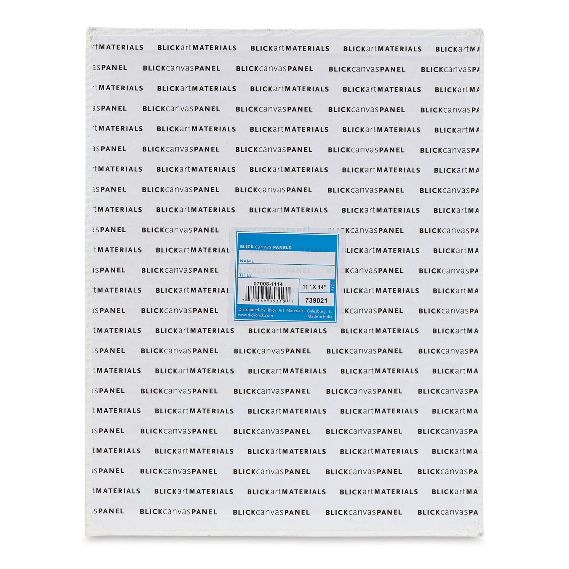 Blick Studio Cotton Canvas Panel - 11" x 14" back