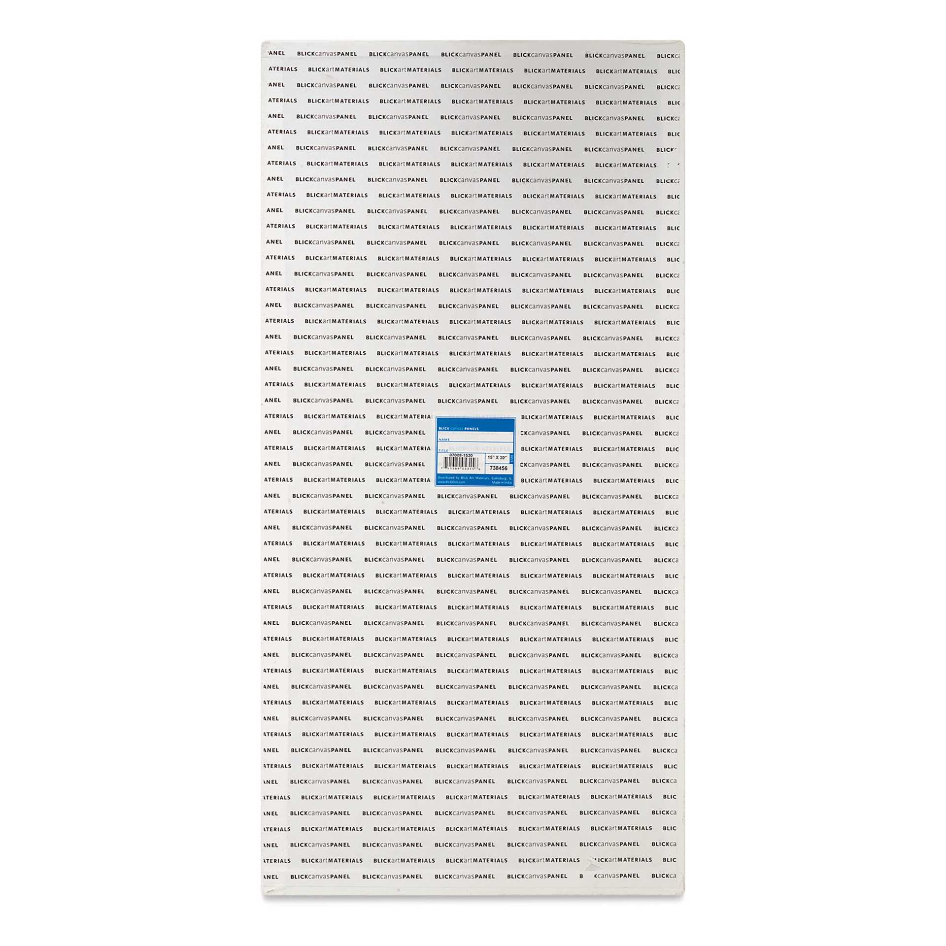Blick Studio Cotton Canvas Panel - 15" x 30" back