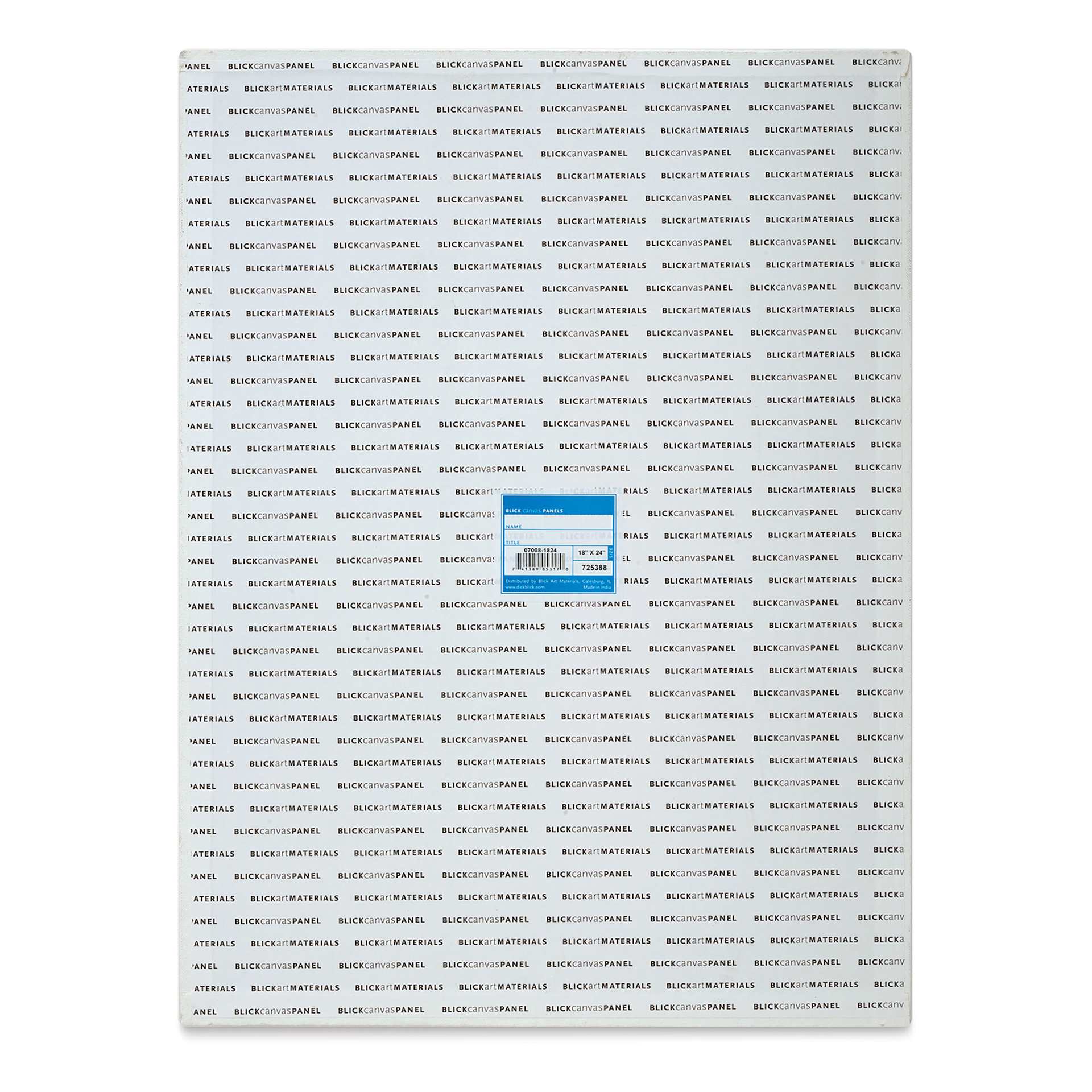 Blick Studio Cotton Canvas Panel - 18" x 24" back