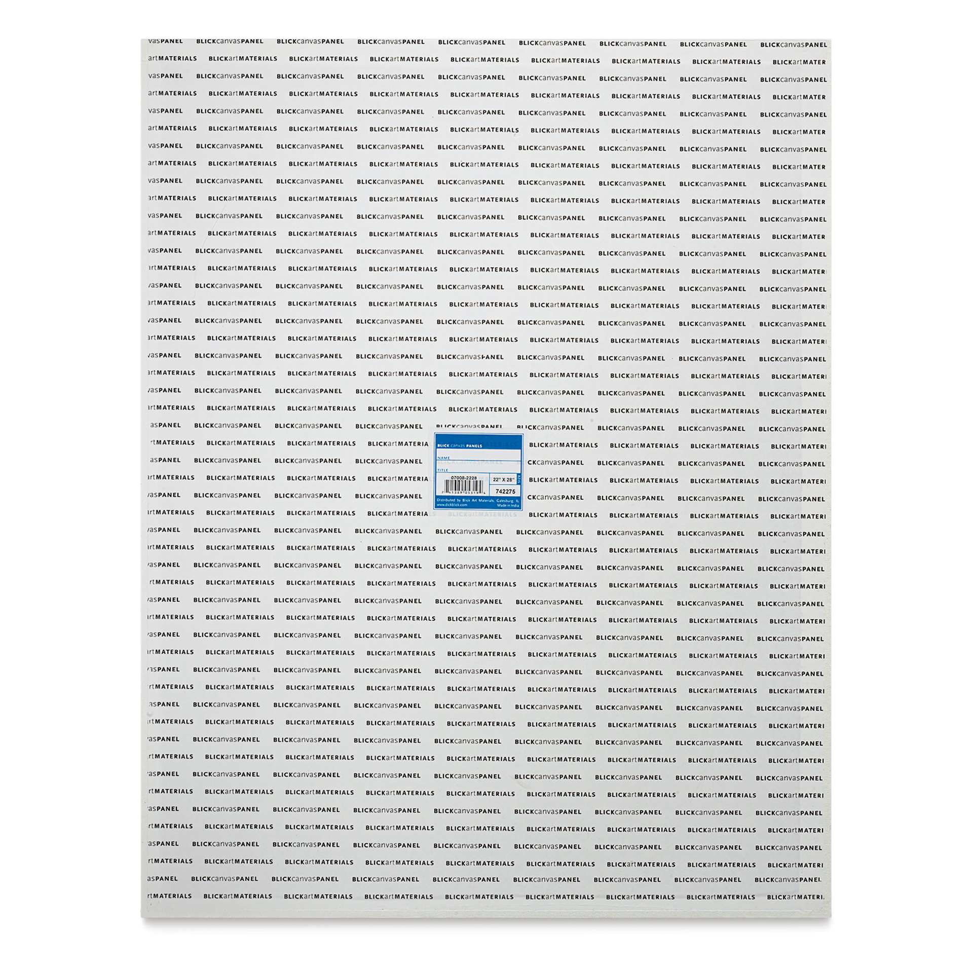 Blick Studio Cotton Canvas Panel - 22" x 28" back
